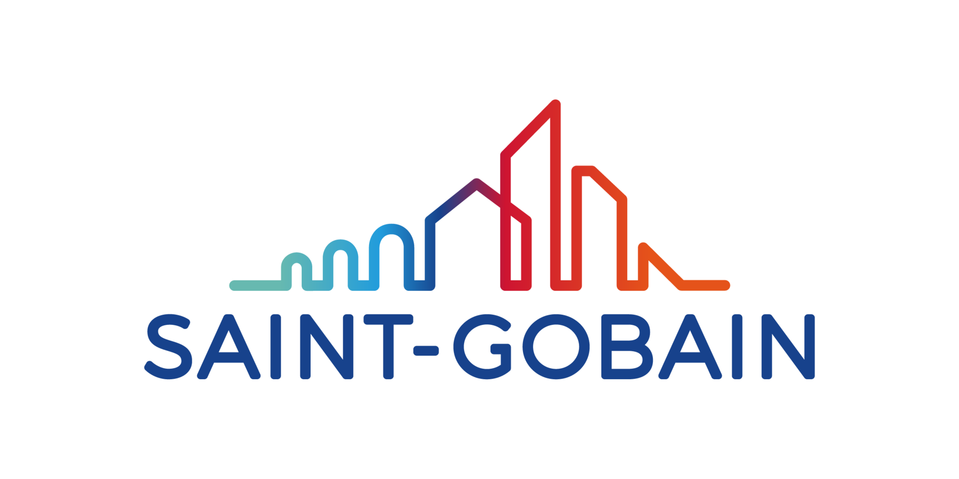 Logo Saint-Gobain. Saint-Gobain Glass je jedničkou v Evropě a dvojkou na světě v oblasti plochého skla