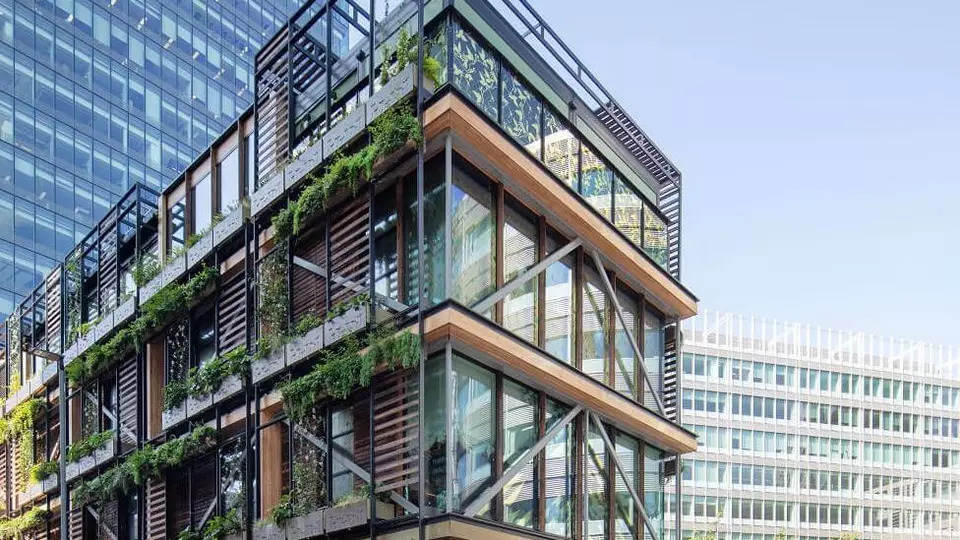 Hardman Square Pavilion Manchester, United Kingdom (UK) - Spojené království, Navržena podle standardů BREEAM