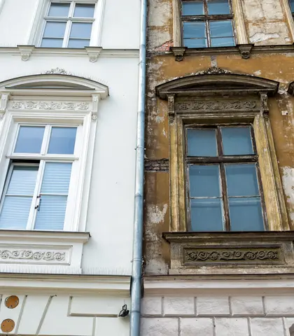 Srovnání oken: moderní vakuové dvojsklo INSIO® versus stará okna.