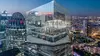 Saint-Gobain Tower - ředitelství skupiny Saint-Gobain. Courbevoie, France - La Défense. Věž navržena studiem Valode & Pistre